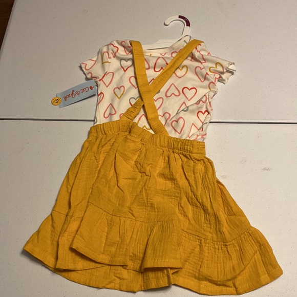 Overall/skirt & shirt set - Picture 2 of 2